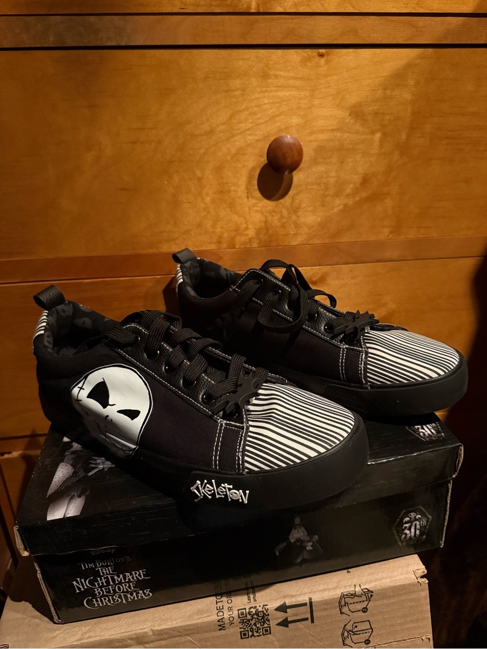 Nightmare Before Christmas Jack Skellington 30th Anniversary Ground Up Shoes - Picture 2 of 6